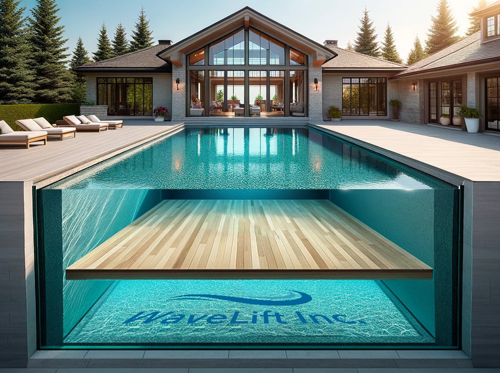 concept of a movable pool floor